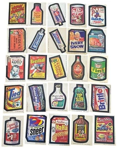 25 pegatinas surtidas - paquetes locos vintage de los años 70 Dr Popper paquetes gusanos - Imagen 1 de 11