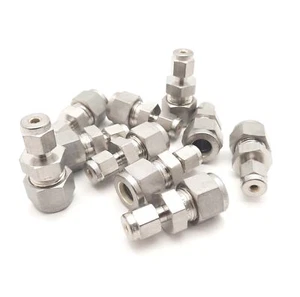 Lot of 10 Swagelok SS-600-6-2 Tube Fitting reducing Union 3/8" x 1/8" - Picture 1 of 5