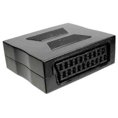 Scart Verbinder Video Audio Scartbuchse zu Scartkupplung schwarz 1 Stück  - Bild 1 von 4