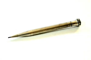 VINTAGE WAHL EVERSHARP ART DECO ARGENTO RIEMPITO MATITA, 1,18 mm PIOMBO, MADE IN USA - Foto 1 di 6