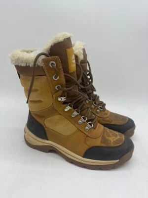 TIMBERLAND WOMEN'S WHITE LEDGE MID INSULATED WATERPROOF HIKING BOOT LEATHER  8.5 - Image 1 of 4