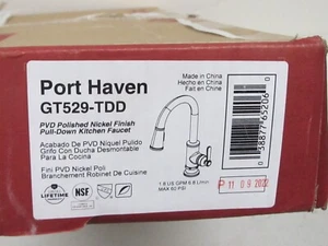Pfister GT529-TD Port Haven 1,8 GPM Cucina estraibile 1 foro - Nichel. Leggi - Foto 1 di 21