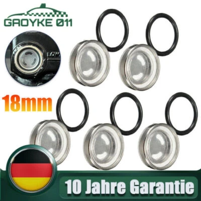 5PCS Schauglas Bremspumpe Bremszylinder 18 mm mit Dichtung Für Scooter Motorrad - Bild 1 von 4