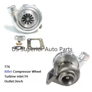Aftermarket T76 Anti-Surge Turbo Billet Compressor Wheel Rear T4 .96 A/R P-trim - Picture 1 of 4