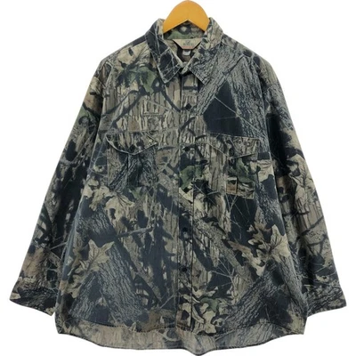 Camisa vintage de polialgodón de manga larga Red Head Realtree de los años 80 para hombre XXL Foto 1 de 4