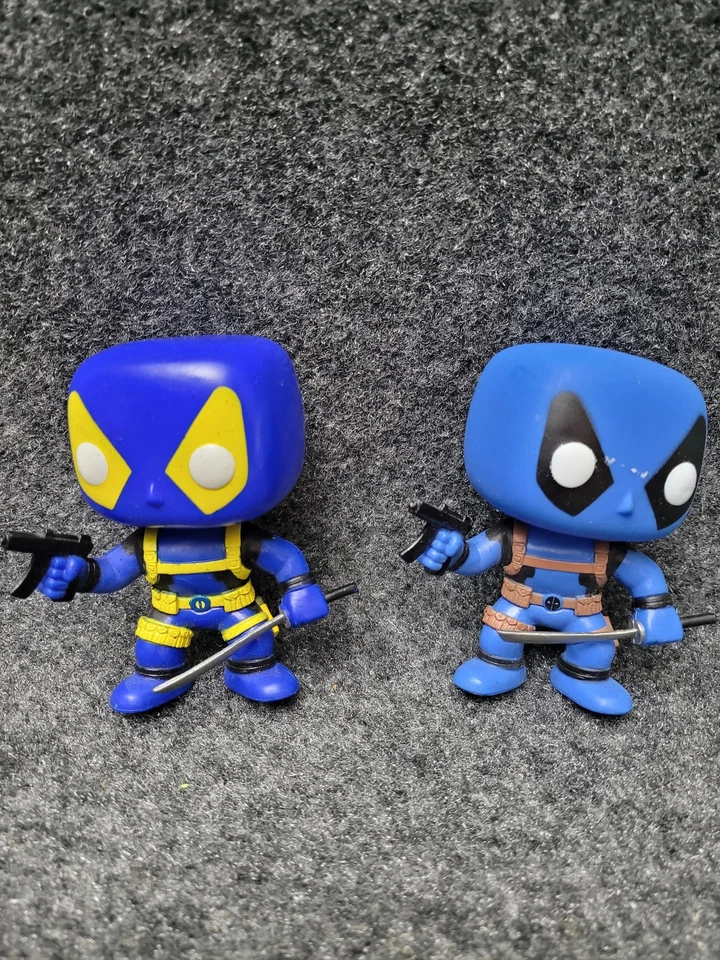Funko Pop Marvel Deadpool Variante Azul Figura Lote Personalizado X-Force X-Men Cómic Juguete Foto 1 de 4