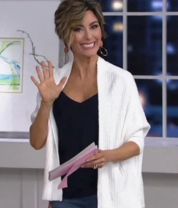 Cárdigan Suéter Barefoot Dreams Mujer 3X Acozychic Lite Acanalado Encogido de hombros Cardi Abierto - Imagen 1 de 19