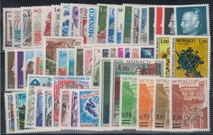 MONACO 1978 Annata completa 53v + 2 BF MNH** - Picture 1 of 2