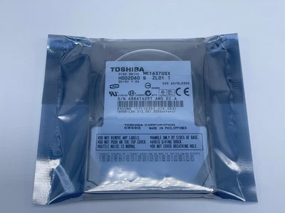 Toshiba MK1637GSX 160GB HDD2D60 Laptop Hard Disk Drive SATA 2.5" Internal - Image 1 of 3