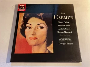 PRETRE Callas Bizet Carmen N/Mint 1986 HMV 29 0880 3 Opera 2LP Box - Lovely - Picture 1 of 2