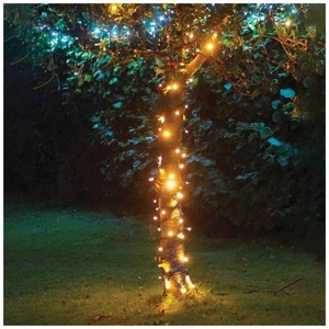 80 LED Connectable String Christmas Lights with Black Cable Warm White 10 metres - Picture 1 of 3