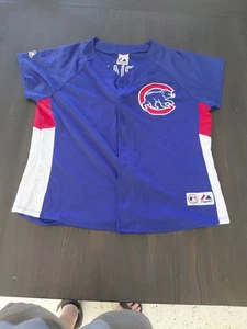 Chicago Cubs #12 Soriano Majestic MLB Baseball Jersey Vintage Mens Sz M  - Picture 1 of 8