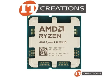 AMD RYZEN 9 16 CORE PROCESSOR 9950X3D 4.3GHZ / 5.7GHZ MAX 170W CPU 100-000000719 - Image 1 of 2