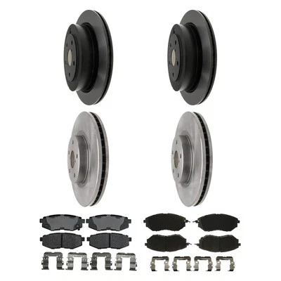 For Subaru Tribeca 08-14 ACDelco Silver Front & Rear Brake Kit w Ceramic Pads - Image 1 of 4