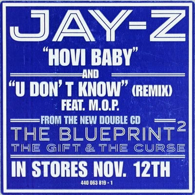 Jay-Z, Hovi Baby / U Don't Know (Remix), (12"), NM or M-, 3603248145 - Image 1 of 2