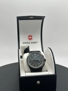 Reloj cronógrafo de cuarzo Swiss Army Alliance deportivo esfera negra para hombre 241818 - Imagen 1 de 21