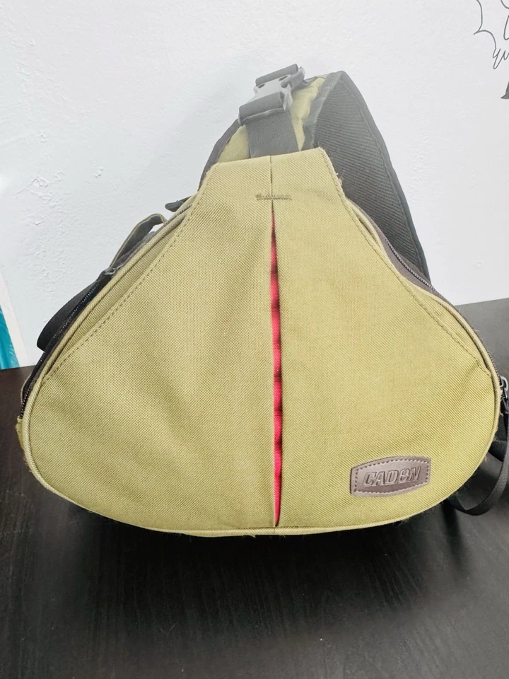 Caden Green Camera Sling Bag Waterproof - Image 1 of 4