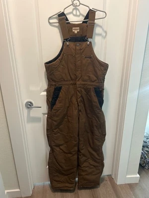RedHead Pro Series Insulated Canvas Bib Pants Dark Earth Sz Medium - Image 1 of 4