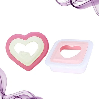  4 stücke Sandwichschneider DIY Herzförmige Sandwich Maker Kuchen Cutter Backen - Bild 1 von 4