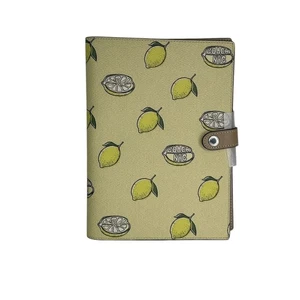 Coach Notebook With Lemon Print Coated canvas/Sv/Garden Glade Multi - Picture 1 of 10