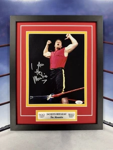 Jacques Rogeau The Mountie signiertes Foto JSA Auto individuell gerahmt WWF Wrestling  - Bild 1 von 4