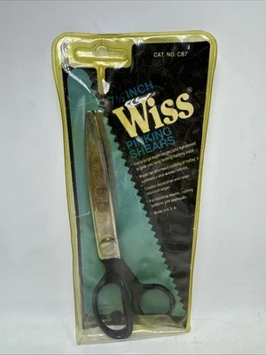 Wiss Pinking Shears No. CB-7 Vintage Made In USA In Original Packaging - Image 1 of 4