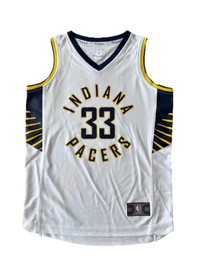 Nueva camiseta blanca Myles Turner Indiana Pacers #33 NBA fanáticos jóvenes pequeña nueva sin etiquetas Foto 1 de 4