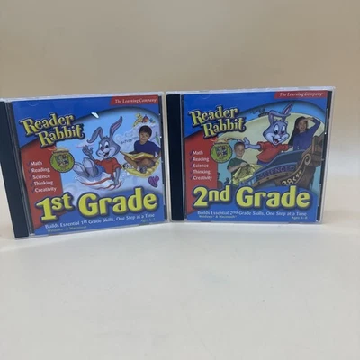 Reader Rabbit 1st Grade and 2nd Grade (PC CD-Rom, 1999) Vintage, Tested! - Image 1 of 4