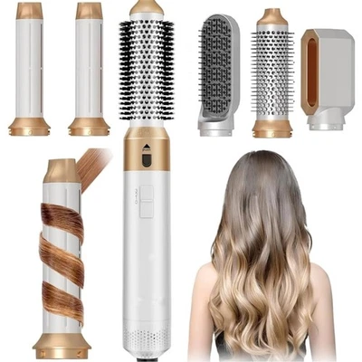 Hair Dryer Brush 5 in 1, Negative Ion Blow Dryer Brush Set Upgrade Hot Air Br... - Image 1 of 4