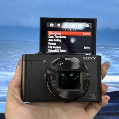 Cámara digital Sony Cyber-Shot DSC-WX500 18,2 MP negra idioma inglés Foto 1 de 4