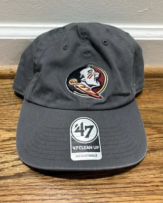 '47 Brand Florida State Seminoles Clean Up Hat - Gray, NWT! - Image 1 of 4