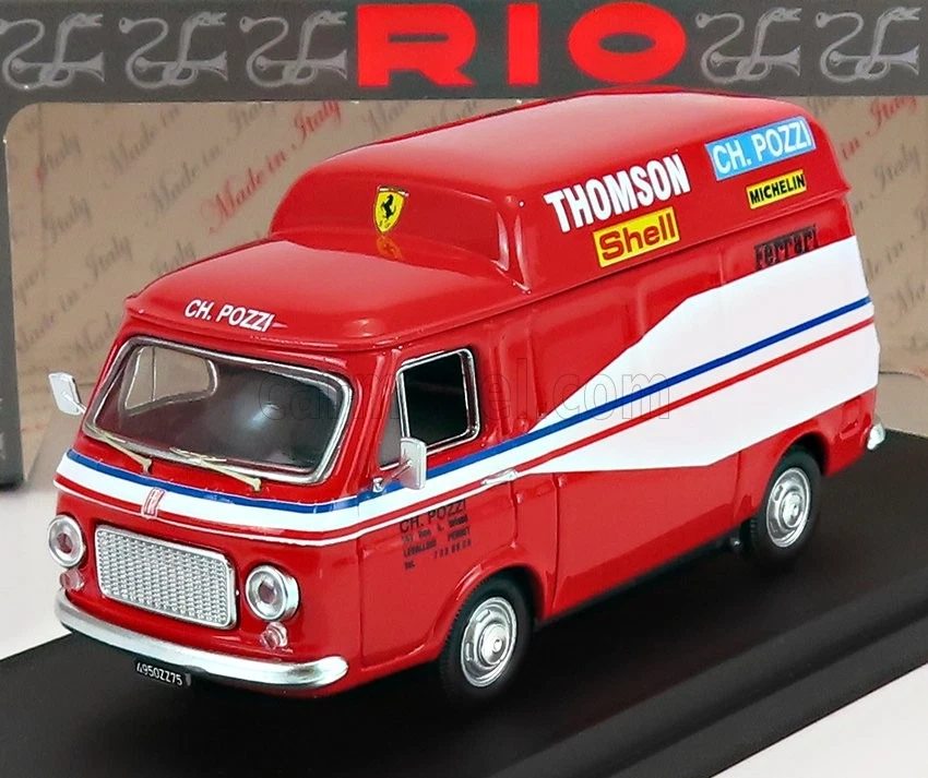 1/43 RIO-MODELS - FIAT - 238 VAN ASSISTENZA CORSE FERRARI CH POZZI 24h LE 4520 - Immagine 1 di 1