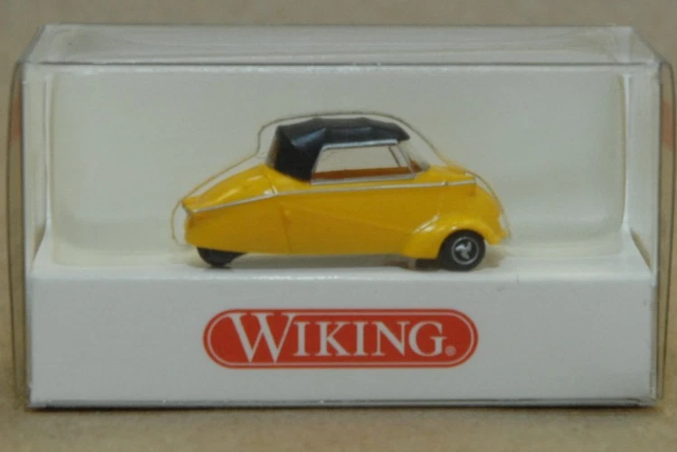 Wiking 081205 Messerschmitt Kabinenroller KR 201 Giallo HO 1:87 NUOVO - Immagine 1 di 1