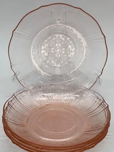 Set of 5 Pink Depression Glass American Sweetheart 6” - Picture 1 of 4