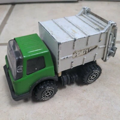 Vintage Tonka Green & White Garbage Sanitation Truck Made in Japan DieCast Car - Image 1 of 4