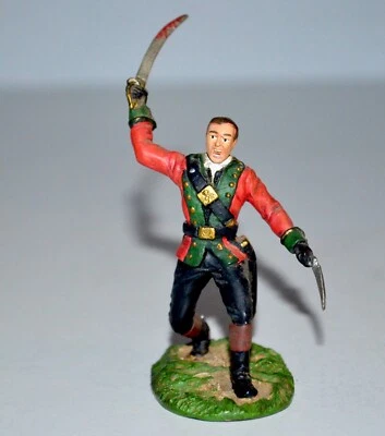 Figura de metal Conte The Patriot oficial británico Tavington guerra revolucionaria. Foto 1 de 4