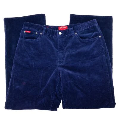Pantalones CHAPS Talla 12 Púrpura Oscuro Pana Denim 5 Bolsillos Pierna Recta • Usados en Excelente Condición!! Foto 1 de 4