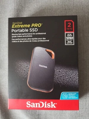 SanDisk Extreme PRO 2TB Portable SSD, 1050 MB/s USB-C Water-Resistant - Image 1 of 4