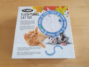 Flash Tunnel Katzenspielzeug für Katzen Kitten OVP Kreis mit Ball - Bild 1 von 2