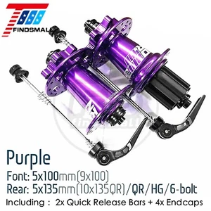 XM490 Mountain Bike Hub Set 32 Holes Quick Release Brake Hub for Shimano 8-11s - Picture 1 of 5