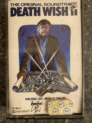 "Death Wish 2" Original Soundtrack Cassette (1982) - Jimmy Page Swan Song - Image 1 of 4