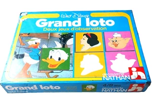 Grand Lotto Walt Disney vintage nuovo sigillato nuovo scatola danneggiata - Foto 1 di 6