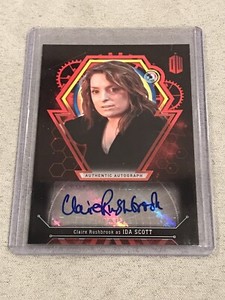 2016 Dr Who Extraterrestrial Encounters Red 4/5 Claire Rushbrook Ida Scott Auto