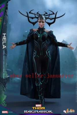 Perfect Hot Toys Mms449 1/6 Thor: Ragnarok Hela Action Figure Toy In Stock New - Image 1 of 4