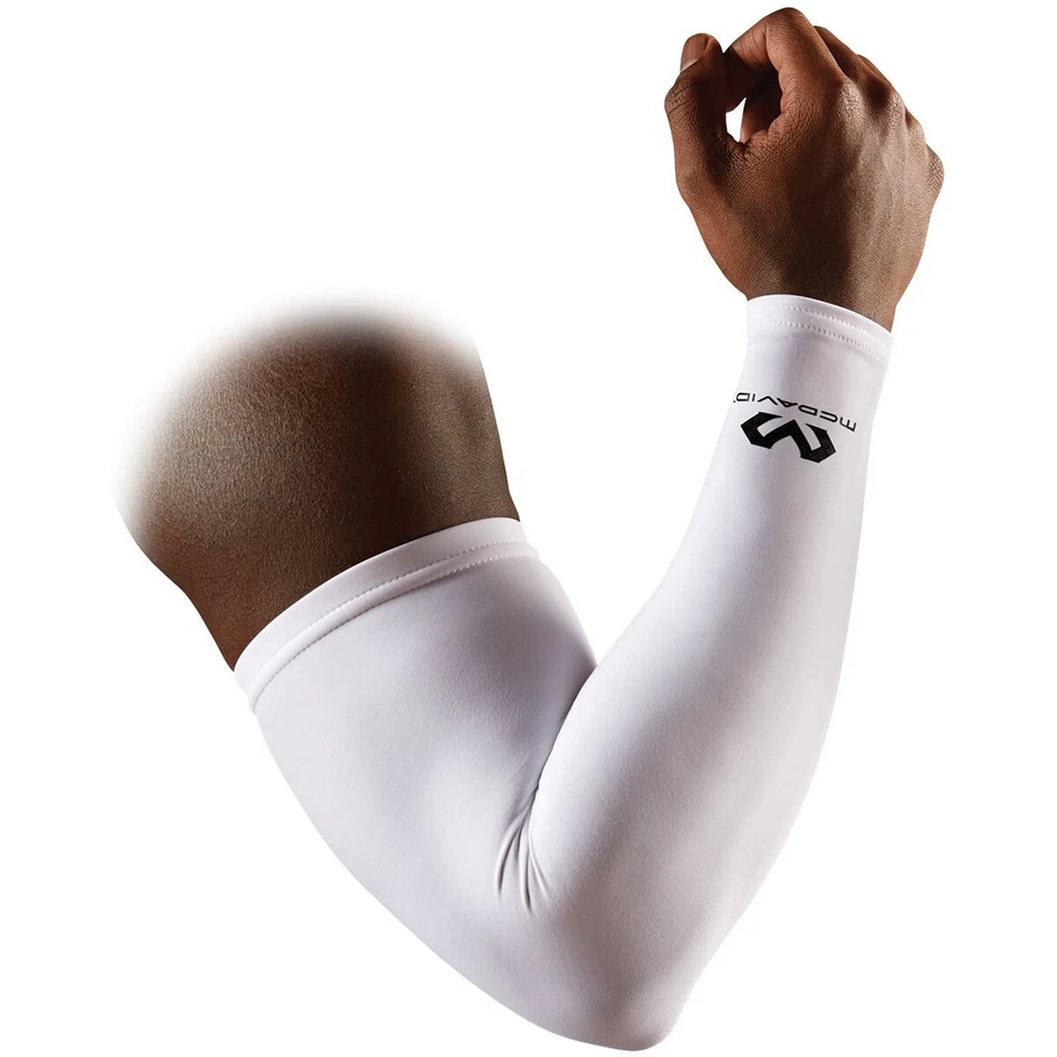 McDavid Adult Compression Arm Sleeve - White - Image 1 of 1