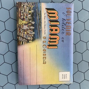 Paquete de recuerdo de postales antiguas de Miami Florida. Hermosas escenas - Imagen 1 de 11