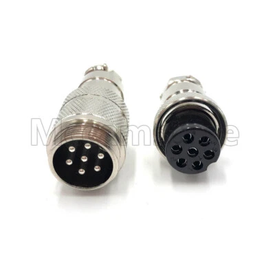 GX20 7Pin Aviation Plug Male&Female Metal Connector，Docking Plug Socket - Image 1 of 4