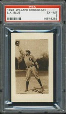 1923 V100 Willard's Chocolate Lu Blue PSA 6 Detroit Tigers