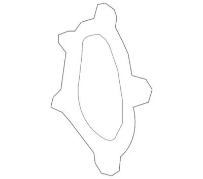Genuine Nissan 2009-2021 GT-R Nismo Catalytic Converter Gasket Right 14445-JF01A - Image 1 of 2
