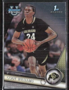 2023-24 Bowman University Chrome #16 Cody Williams Colorado Buffaloes - Picture 1 of 2